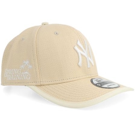 New Era - MLB Beige adjustable Keps - New York Yankees M Wicker 9SEVENTY H1 Natural/White Adjustable @ Hatstore