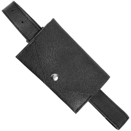 Barn midjeväska, flickors midjeväska, liten midjeväska, barns sportlöpar midjeväska (77.00X7.00X1.00CM, svart)