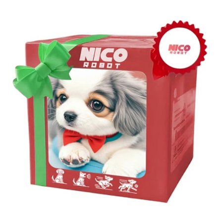 Robothund til voksne, AI robot hund, Min realistiske robot hvalp der opfører sig som en rigtig hvalp - Går, Gøer, Halen logrer - WELLNGS