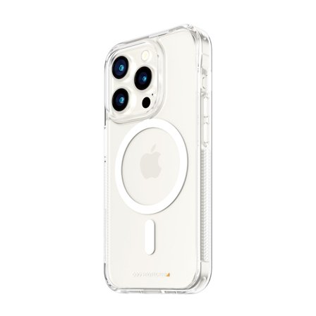 PanzerGlass HardCase Transparent w. White MagSafe & D3O iPhone 15 Pro
