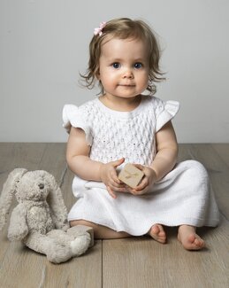 Strikkeoppskrift Kjole Olava - Viking of Norway