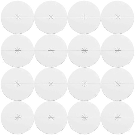 100 stk Lysbeskyttende Skiver Lys Dryppbeskyttere Lys Papirbrett Skiver