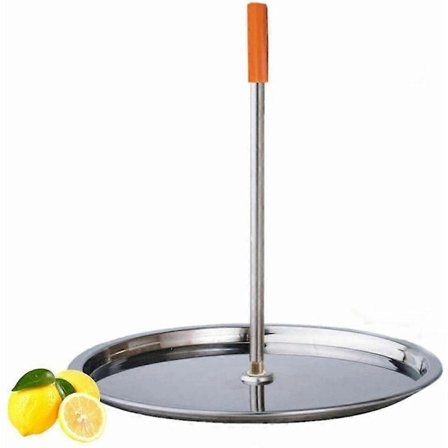 Vertikal Spydgrill - BBQ Rustfrit Stål Spyd - Aftageligt Grillspyd Stativ Perfekt til Hel Kylling