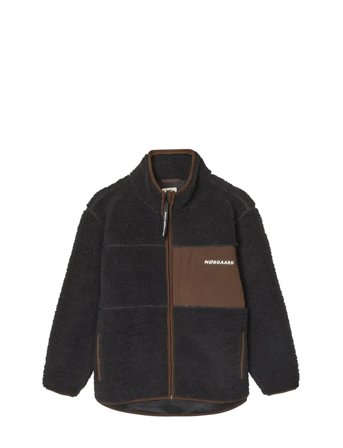 Mads Nørgaard Teddy Fleece Jeffo Jacket - Black - 104