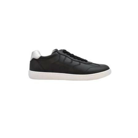 Hogan, Laced Shoes Zwart, Dames, Maat:39 EU