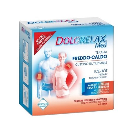 Dolorelax Med Cuscino Riutilizzabile Con Velcro Fissante 11x26cm
