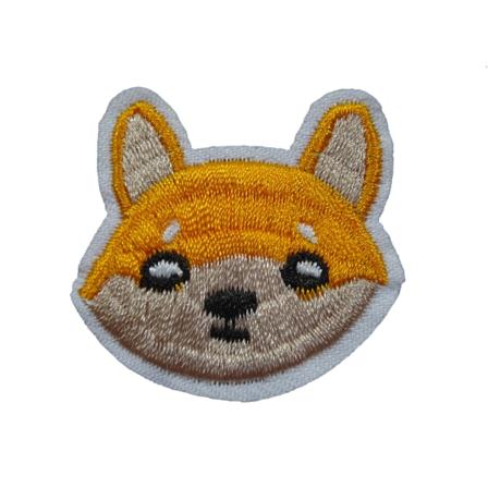 2st Tygmärken -Hund - Storlek 3,8cm flerfärgad