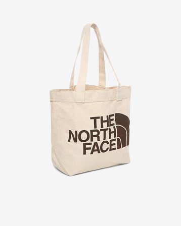 The North Face - Cotton Tote - Cream/Brown