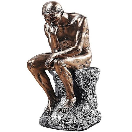 Resin Thinkers Statue Retro Ornts Hjem Rotter Tilbehør Håndverk ()