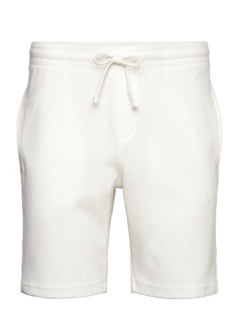 Structured Knitted Shorts White Mango