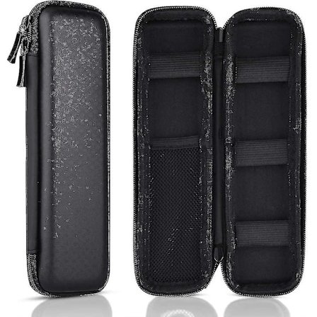 Musta Kova Kynäkotelo Kova Kuori Kynäkotelopidike, Sopii Hallinnolliseen Kynille Ja Kynille $ Kova Kynäkotelo Vetoketjulla, Musta Kestävä $ Kynä