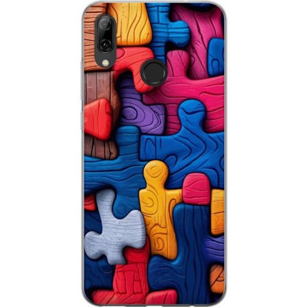 Yhteensopiva Puhelinkuori Huawei Huawei P smart 2019 Leikkisä kuvitus Stitchin kanssa vaaleanpunaisissa omenoissa pehmeässä pastellidesignissa, jos