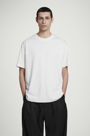 COS Oversized Cotton T-Shirt in White - Men