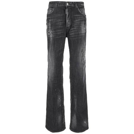 Dsquared2 Roadi Distressed Denim Jeans Sort, Dame