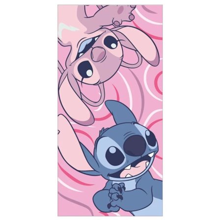 Disney Lilo og Stitch Pink Badehåndklæde 70x140 cm [CP]