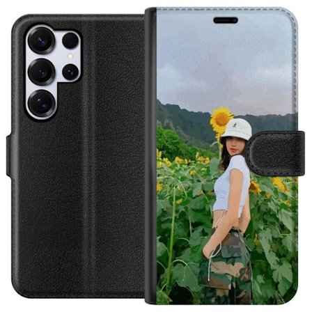 Kompatibelt Plånboksfodral till Samsung Samsung Galaxy S25 Ultra Lisa Blackpink Solrosor K-pop Idol