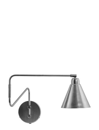 house doctor Væglampe, Hdgame, Børstet Sølvfinish - Silver - ONE SIZE