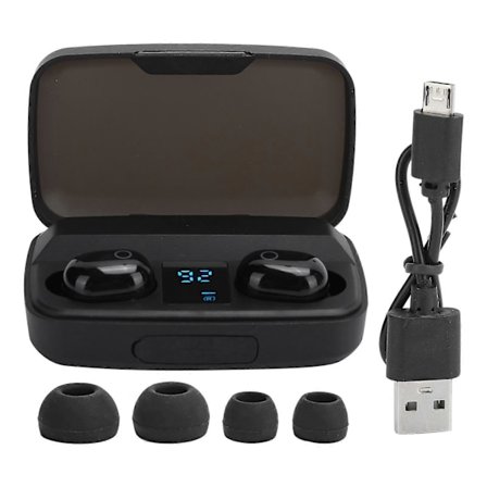 Bluetooth In-Ear Hörlurar TWS Trådlösa Headset Touch Kontroll Digital Display Hörsnäckor