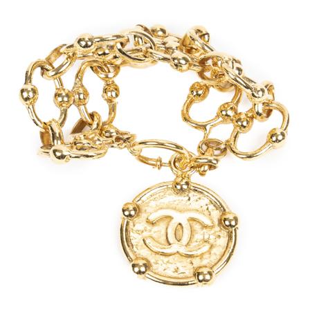 Chanel Vintage - Vintage Smycken - Gul - Dam - Storlek: One Size, Dam, Storlek: ONE SIZE