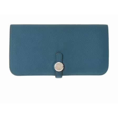 Hermès Vintage, Wallets ; Cardholders Blauw, Dames, Maat:ONE Size