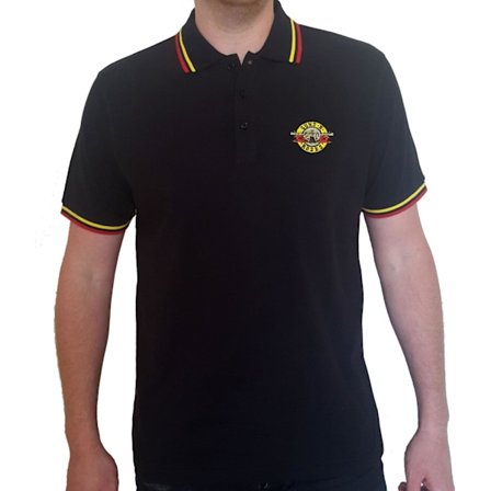 Guns N Roses Unisex Classic Logo Polotröja XL Svart