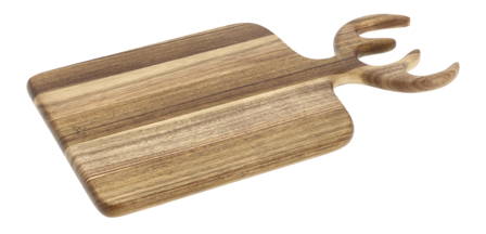 HOLM Skjærefjøl Akasietre 36x21cm gevir