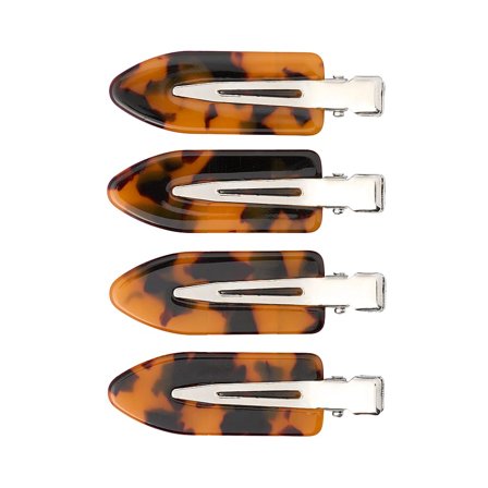 KICKS Beauty Soft Strech Ties Tortoise 4 Pak, Hår, Hårpynt, Hårklemmer