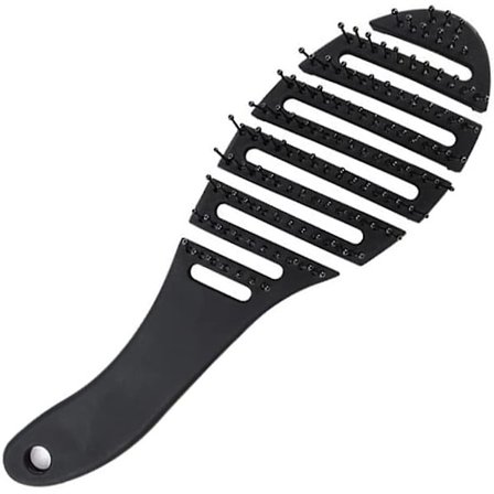 Hårbørste, der reder håret ud, hovedbundsmassage, hårbørste til hårpleje, ventileret hårbørste til langt, tykt, krøllet, bølget, tørt eller beskadiget