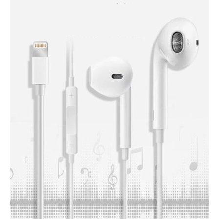 Trådbundna hörlurar för iPhone7/8/X11/12/13/14 - Lightning-hörlurar