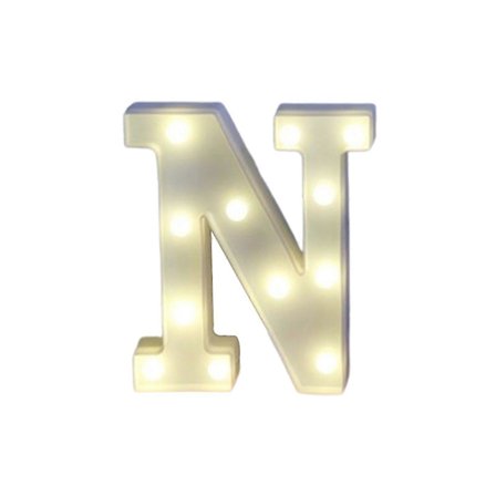 LED Bogstav Lys Stor Dekorativ Havelampe til Udendørs Brug