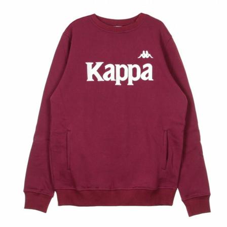 Kappa, Sweatshirts Czerwony, Mężczyzna, Rozmiar: L