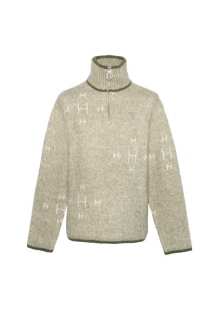Hést Iben Half-Zip Herre - Eucalyptus