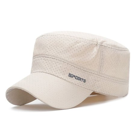 Militær kasket Flade Top Caps BEIGE