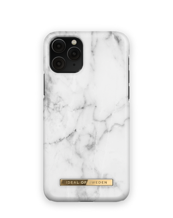 Unisex Hülle, iPhone 11 Pro White Marble Handyhülle