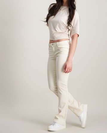 Kids ONLY KOGBLUSH MID FLARED CRO 019 Beige Jeans Pige - Kids Brand Store