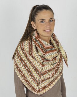 Garnpakke Sjal Forår