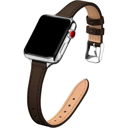 Smala läderarmband kompatibla med Apple Watch Band 38 mm
