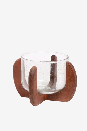 Zelected by Houze - Ljusstake Malawi Brown - Brun - Ljusstakar & lyktor - Från Homeroom