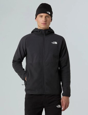 The North Face M Glacier Heavyweight Full Zip Hd - Grey - XS