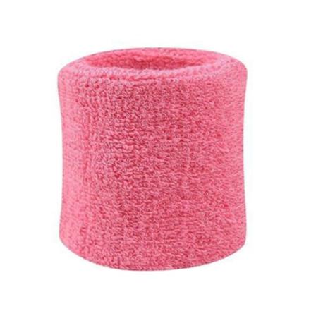 Svettband - Vristband - Korta [8cm] - Dubbelpack - Rosa Rosa One Size