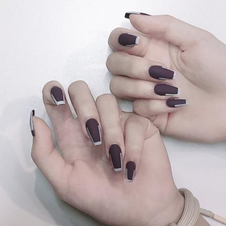 Manikyr Frostad Lila Nagellapp 24st