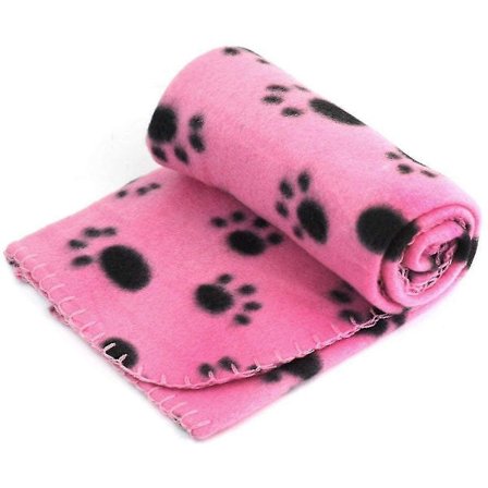 Cover Fresh Paw Prints Koiran tassujen fleece-pehmustettu lämmin sänky