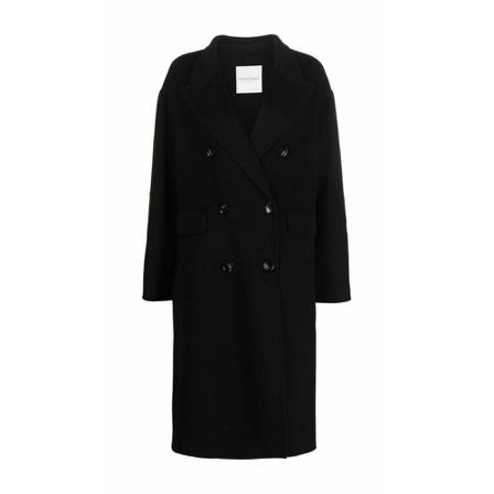 Ermanno Scervino, Coat Zwart, Dames, Maat:S