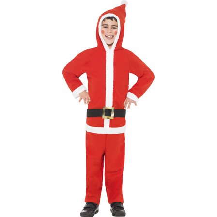 Julemandskostume Børn med Hætte