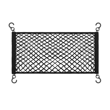 Lastvagn Nät med Krok Elastisk Svart Stor Kapacitet Universal Campingvagn Organizer Mesh Förvaringsväska Lastvagn Tillbehör_xi
