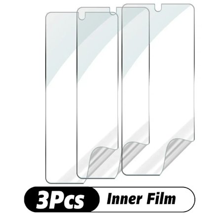 Hydrogel Film kompatibel med Samsung Galaxy Z Flip 7 6 5 Fram- och Baksida HD Mjukt Skärmskydd kompatibel med Samsung Galaxy Z Flip7 Flip5 ZFlip6
