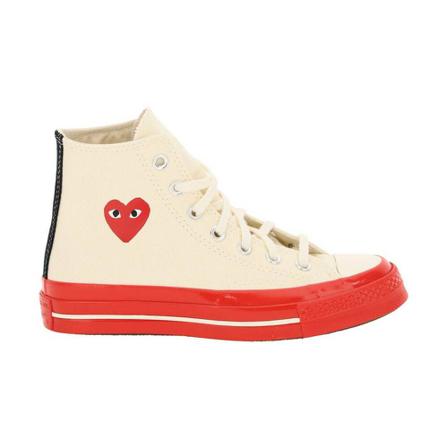 Comme des Garçons Play Sneakers , Rood , Dames , Maat: 37 1/2 EU