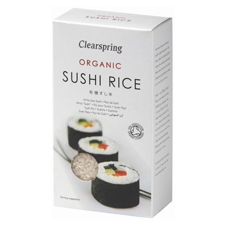 Clearspring Sushi Rice Ø 500 g, Helse & Madvarer, Pasta, Ris & Bælgfrugter, Ris