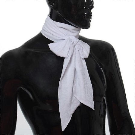Gentlemen Jabot Cravat Herr Regency Ascot Slips Vampyrstil Halsduk Kostymtillbehör