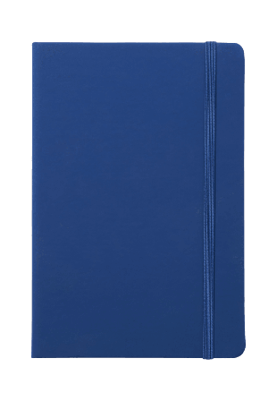 Åhléns Home Linjerad anteckningsbok A5 ROMEO Kontor & papper Blå ONESIZE